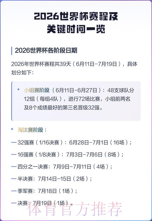 2026世界杯比赛时间一览最新时间表在哪里看